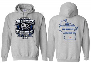 Bulldog Gray Hoodie-Youth