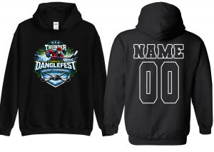 Danglefest Basic Black Hoodie-Youth