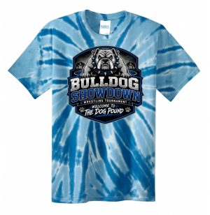 Bulldog - Blue Tie Dyed Youth T-Shirt