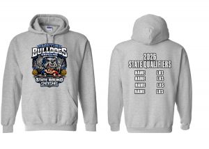 Bulldog Gray Hoodie-Adult