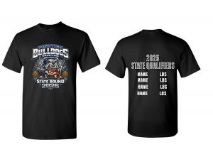 Bulldog StateBound - Black Adult T-Shirt