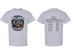 Bulldog StateBound - Gray Adult T-Shirt